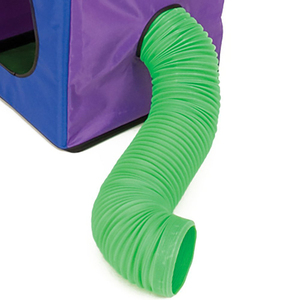 Tunnel di criceti per animali domestici pieghevole gioco a 1 via giocattolo tuff tube divertimento per piccoli conigli furetti cavie - Product Image 2