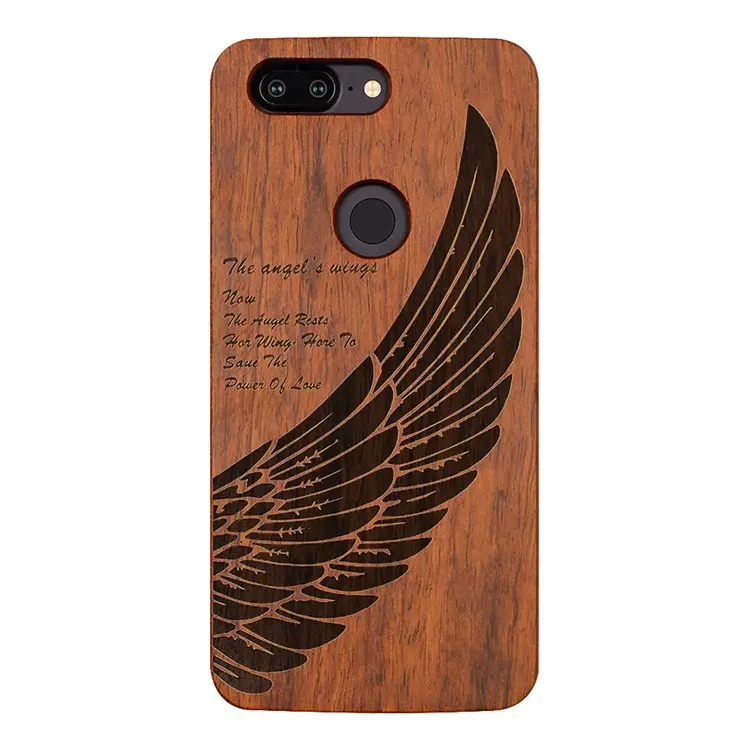 D576 Hot Selling Real Wood Phone Case For One plus 5T