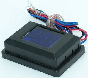 Voltmeter 12V LED Otomatis Tegangan Meter Digital