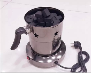 HongQiang, Proveedor Chino de Cachimbas Eléctricas con Material de Bambú, Quemador de Carbón Negro de 600W 220V, Venta al por Mayor - Product Image 4