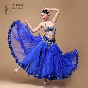 Nouveau Style en gros sexy costume de danse orientale 3 Pièces Costume de Danse Du Ventre Grande Taille