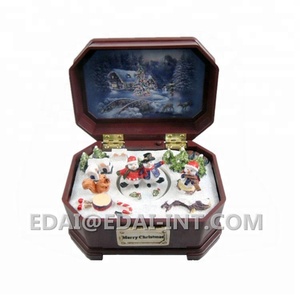 Boîte à musique <span class=keywords><strong>de</strong></span> <span class=keywords><strong>Noël</strong></span> avec mouvement, scène <span class=keywords><strong>de</strong></span> village <span class=keywords><strong>de</strong></span> <span class=keywords><strong>Noël</strong></span> et <span class=keywords><strong>bonhomme</strong></span> <span class=keywords><strong>de</strong></span> <span class=keywords><strong>neige</strong></span> - Product Image 6