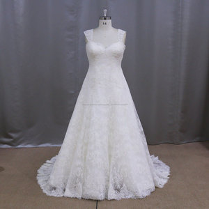 ZM703 perlée lourde dentelle dos nu robe de <span class=keywords><strong>mariage</strong></span> avec détachable cap manches plus la taille robes de mariée taille 34 - Product Image 1