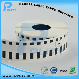 Compatibile nero su bianco dk-22210 29mm*30.48m rotoli di carta termica per stampanti di etichette ql