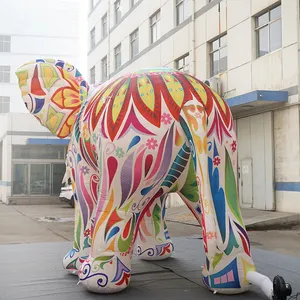 Éléphant gonflable géant, animaux sauvages à gonfler, 1 pièce