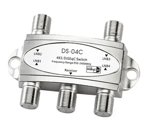 Venda quente 4 em 1 satélite fta tv lnb doqc switch