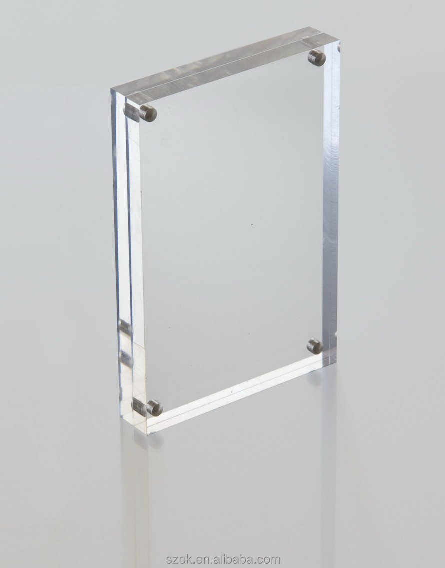 Великолепный дизайн, акриловая настольная магнитная рамка для фотографий