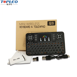 Construcción 2.4 GHz arco iris de colores de luz de fondo led android teclado usb conveniente para ver <span class=keywords><strong>la</strong></span> TELEVISIÓN en <span class=keywords><strong>la</strong></span> noche - Product Image 5