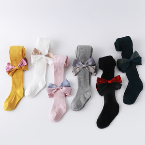 Kids Bow <strong>Tights</strong> Wholesale Children Kids <strong>Baby</strong> Girls Seamless Cable Knit <strong>Tights</strong> Stockings Cute Bow Children Girl Pantyhose <strong>Tights</strong> - Product Image 2