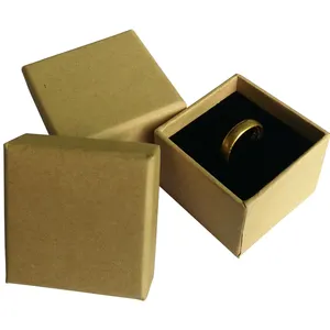 Teuerste Schmuck Harte Papier Ring Box Mit Schaum Tablett