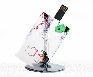 Clé USB promotionnelle personnalisée en forme de carte de crédit, carte USB d'entreprise, 4 Go, 8 Go, 16 Go, 32 Go, 64 Go - Product Image 6