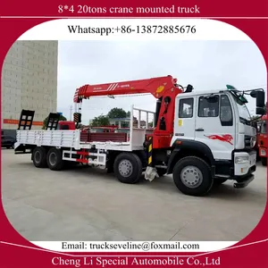 Qualité marque PFG Grue sinotruk STR 20 tonnes camion monté grue à vendre
