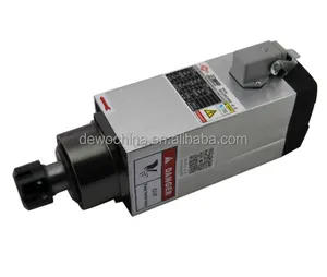 2.2kw air cooled 18000rpm square cnc router ER25 spindle motor