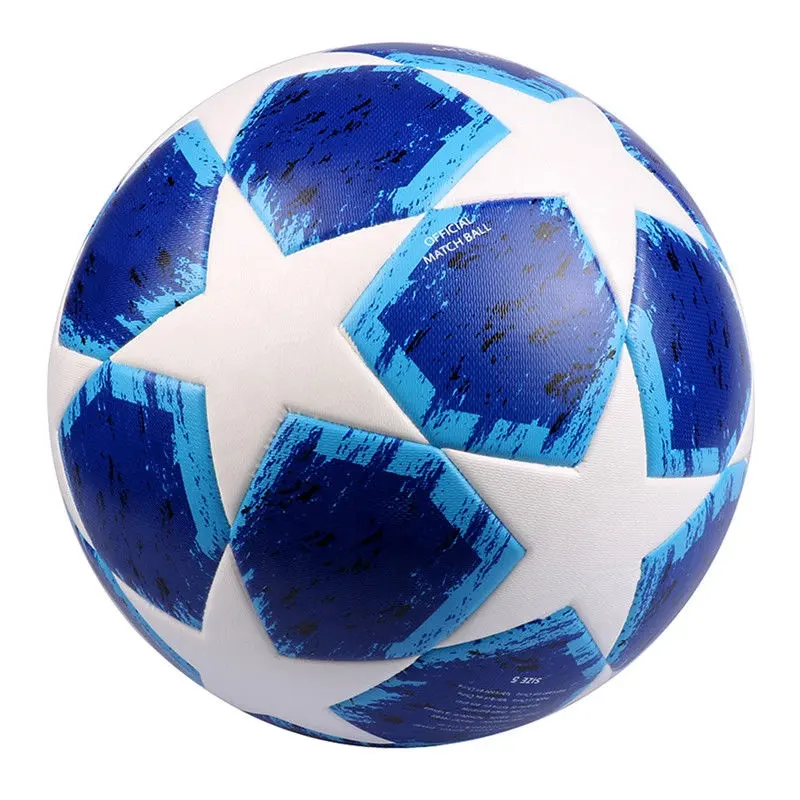 soccer ball Size #5 Football Ball PU Slip-resistant Seamless Match Training Equipment Soft Touch Stars