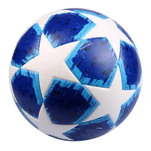 サッカーボールSize #5 Football Ball PU Slip耐Seamless Match Training Equipment Soft Touch Stars