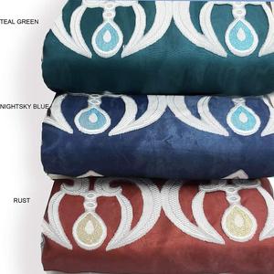 Dairui Rèm hiện đại Thiết kế phòng khách Polyester jacquard rèm với valance - Product Image 6