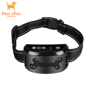 El final de la liquidación electrónica Sin ladridos Choque de seguridad al aire libre con cable USB recargable Collar antiladridos para perros de la MZ-165A - Product Image 2