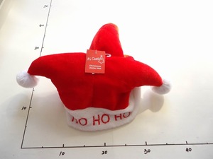De noël <span class=keywords><strong>Bouffon</strong></span> <span class=keywords><strong>chapeau</strong></span> adulte taille dia 29 cm en rouge couleur avec swing tag - Product Image 2