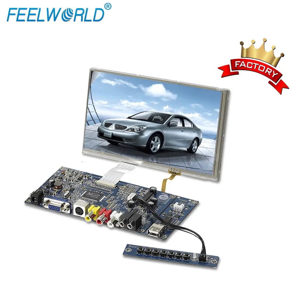 Feelworld Vga อินพุต Hdmi 7 "ดิจิตอล TFT LCD โมดูลที่มี Hdmi คณะกรรมการควบคุม