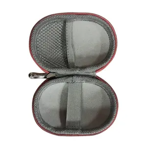 Free Sample China Supplier Cheapest Promotion Gift Custom Logo Hard Shell Zipper Earphone Eva Case For Travel