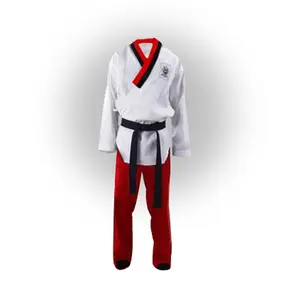Örnek ücretsiz kargo Custom made taekwondo poomsae üniforma kadın