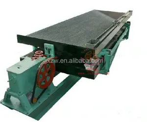 Mineral concentrate gemini double deck shaking table, gold shaker table price