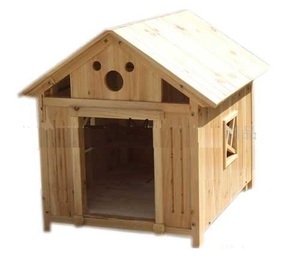 บ้านสุนัขทำจากไม้บ้านสุนัขบ้านสุนัขเป็นมิตรกับสิ่งแวดล้อม - Product Image 1