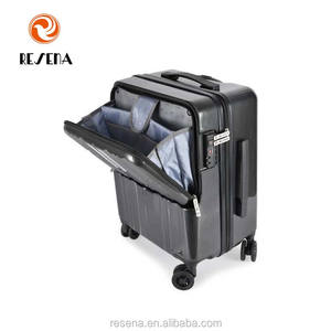 RESENA RA8702 <strong>Laptop</strong> Pocket Coyright 100% PC Material Hard <strong>Case</strong> 20 Inch Carry <strong>on</strong> Valise Trolley Travel Luggage - Product Image 1