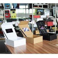 Boîte d'emballage vidéo personnalisée haut de gamme avec écran LCD 7 pouces et contrôle de la lumière, pour bijoux, invitations et coffrets cadeaux