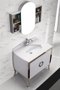 BONNYTM BN-8511 montado <span class=keywords><strong>en</strong></span> La Pared Tipo de Tradición Color <span class=keywords><strong>Blanco</strong></span> Mesa de <span class=keywords><strong>Tocador</strong></span> del Baño/Baño Gabinete Económico - Product Image 3