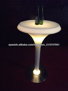 mesa / mesa alta impermeable <span class=keywords><strong>bar</strong></span> conducido con tapa de cristal - Product Image 1
