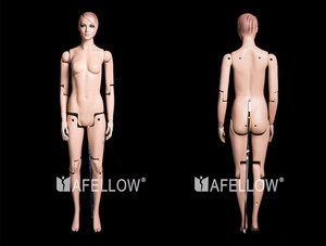 FM01 donna manichino in fibra di vetro femminile manichini flessibili bambola regolabile Robot manichino bambola <span class=keywords><strong>per</strong></span> la vendita - Product Image 6