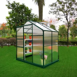 Commercio All'ingrosso della cina a buon mercato giardino di casa di plastica in policarbonato mini kit di attrezzature maglia di casa verde