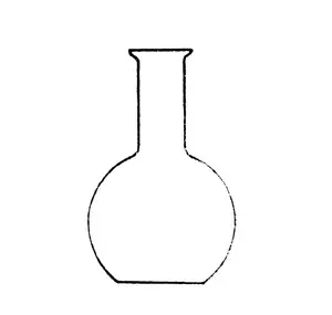 West Tune GG17 Boro3.3 Chemist Laboratory Equipment Glassware Boiling Scientific Flask with Flat Bottom Long Narrow Neck