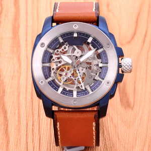 Reloj de Pulsera de Cuero Automático Original de Diseñador Famoso de Alta Calidad para Hombre, Reloj de Vestir Elegante - Product Image 1