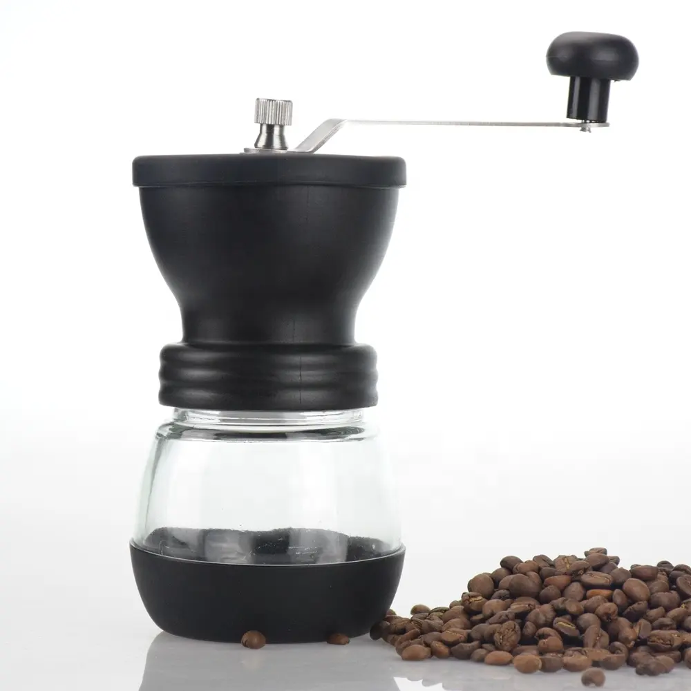 BM155D venta al por mayor de alta calidad de acero inoxidable manivela Molino de grano de café Manual cónico de cerámica molinillo de café