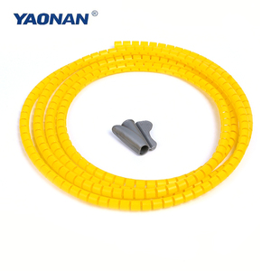 Tùy Chỉnh Nhựa Màu PE,PP PVC Spiral Cable Điện Dây Tay Áo Bọc Bands - Product Image 3