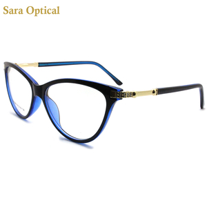 <span class=keywords><strong>Occhiali</strong></span> di fabbrica di marca firmati a buon mercato prezzo classico PC montature ottiche Cat Eye Style - Product Image 6