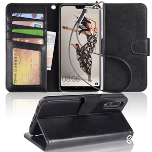 Cellulare Fondina In Pelle Cover Del Telefono Cellulare Del Raccoglitore Coperture Per <span class=keywords><strong>Huawei</strong></span> <span class=keywords><strong>P20</strong></span> Cassa Del Raccoglitore - Product Image 1