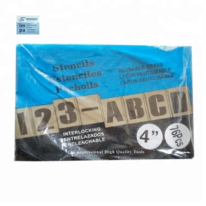 STENCIL LETTERA E LA FIGURA SET IMPA 613143 LA NAVE <span class=keywords><strong>NEGOZIO</strong></span> - Product Image 3