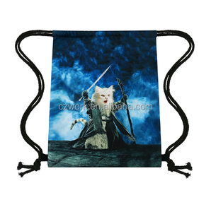 Faisceau Bouche Sacs En Plein Air Léger Pliable Sac À Dos des Dessins Personnalisés - Product Image 5