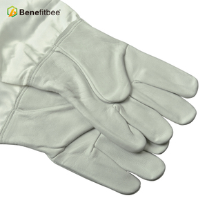 Benefitbee Soft and <strong>Comfortable</strong> Golden Sheepskin Bee Gloves Breathable Beekeeping Gloves - Product Image 5