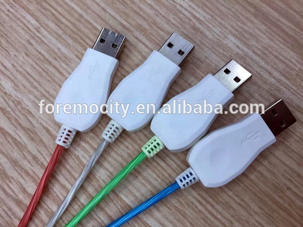 usb cable cyberpunk light