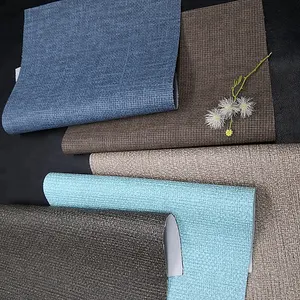Cuero sintético para tapicería de muebles, tapizado para sofá, Rexine, lo último de China
