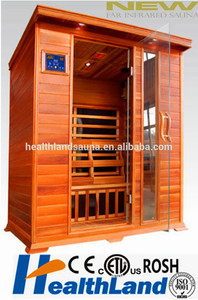 3 persona infrarrojo lejano sauna venta al por mayor de canadá de <span class=keywords><strong>cedro</strong></span> rojo de carbono nano calentador - Product Image 1