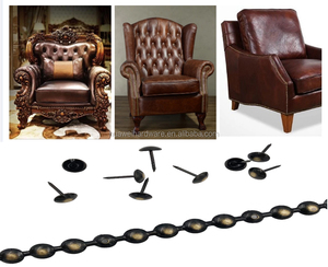 Tiras Decorativas para Uñas en Oro Rosa de 11 mm, Tiras Decorativas Antiguas Oscuras para Muebles, <span class=keywords><strong>Tachuelas</strong></span> para Tapicería de Sofá - Product Image 6