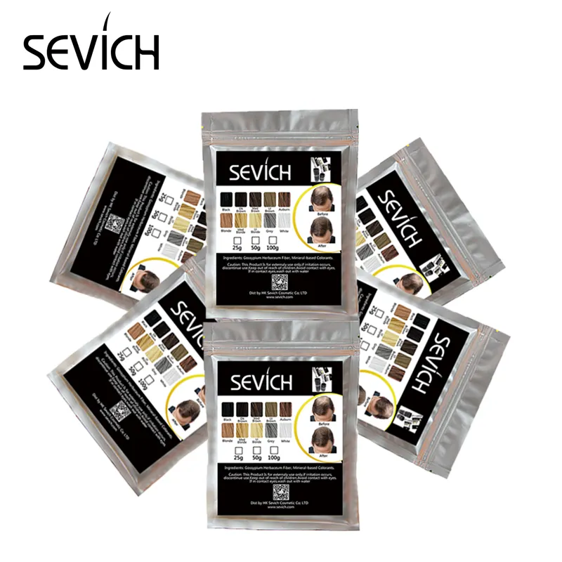 Sevich מילוי שקית שיער סיבי בניין שיער פתרונות מקצועי התקרחות טיפול