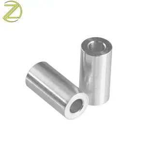 China Suppliers Long Sleeve Round Metric Spacer Aluminum