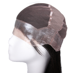 Perruque pour perte de cheveux à base de soie, perruque médicale brésilienne, 1 pièce, tee-shirt de séparation, pour construction de peau fine, de cheveux vierges - Product Image 3