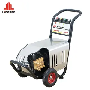 LingBen Pembersih Jet Elektrik Tekanan Tinggi, 3KW 170Bar 2500PSI Kekuatan Jet Portabel Mesin Cuci Mobil Pembersih 380V50Hz Pompa YANG BAGUS LB2500